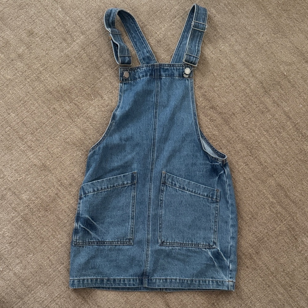 Forever 21 Blue Denim Overall dress